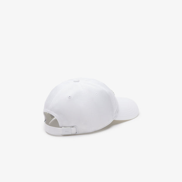 Crocodile Badge Cotton Twill Cap