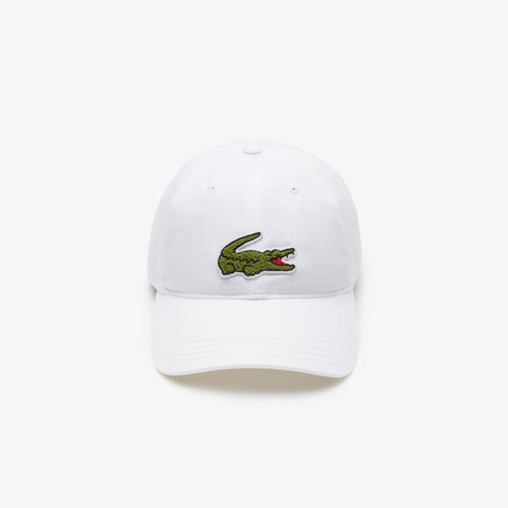 Crocodile Badge Cotton Twill Cap
