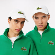 Crocodile Badge Cotton Twill Cap