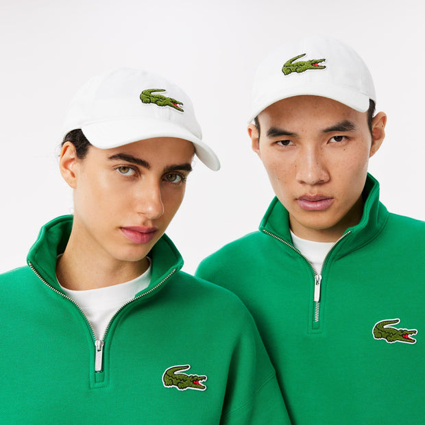 Crocodile Badge Cotton Twill Cap