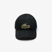 Crocodile Badge Cotton Twill Cap