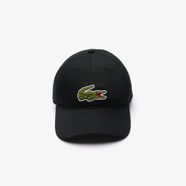Crocodile Badge Cotton Twill Cap