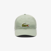 Crocodile Badge Cotton Twill Cap