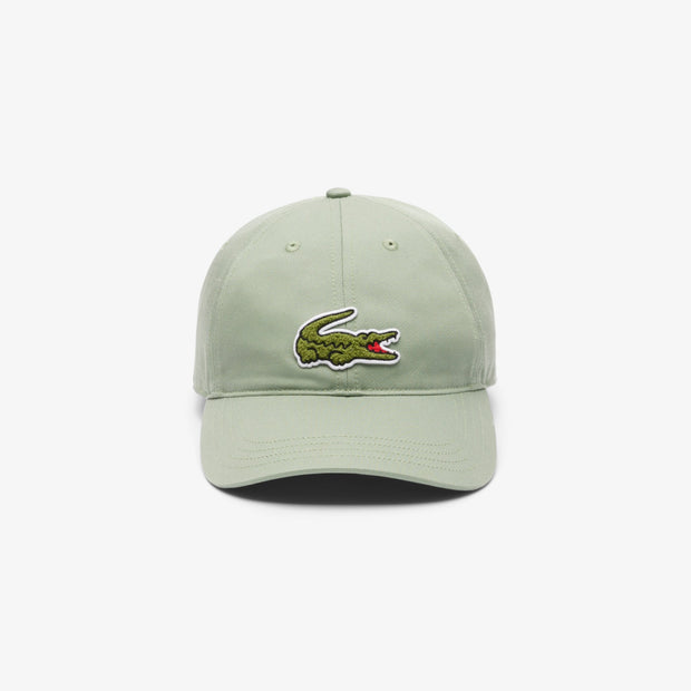 Crocodile Badge Cotton Twill Cap