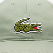 Crocodile Badge Cotton Twill Cap