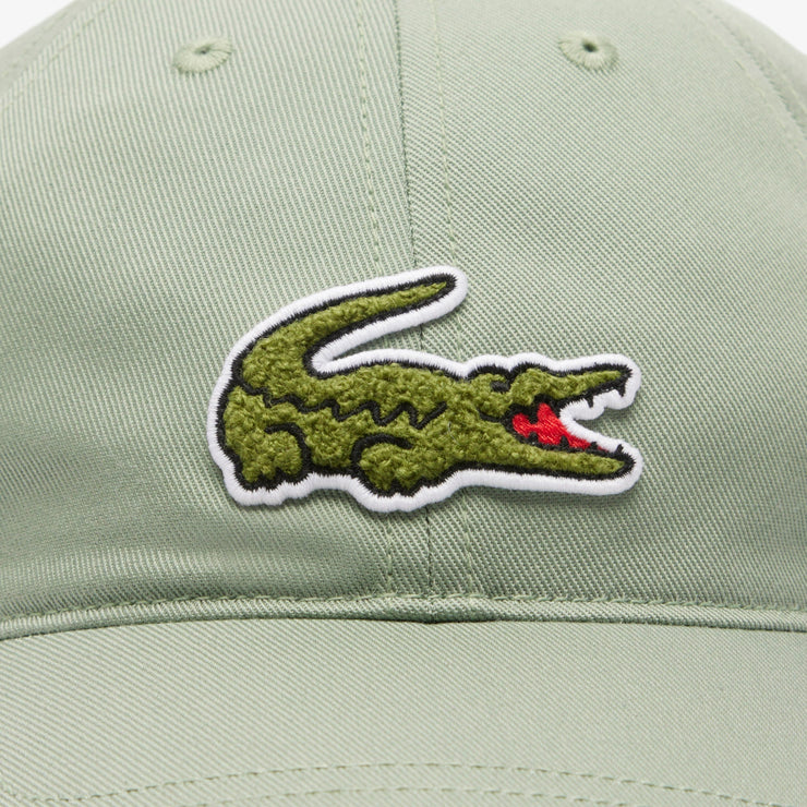 Crocodile Badge Cotton Twill Cap