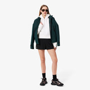 Short Cut Cotton Hoodie