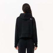 Short Cut Cotton Hoodie