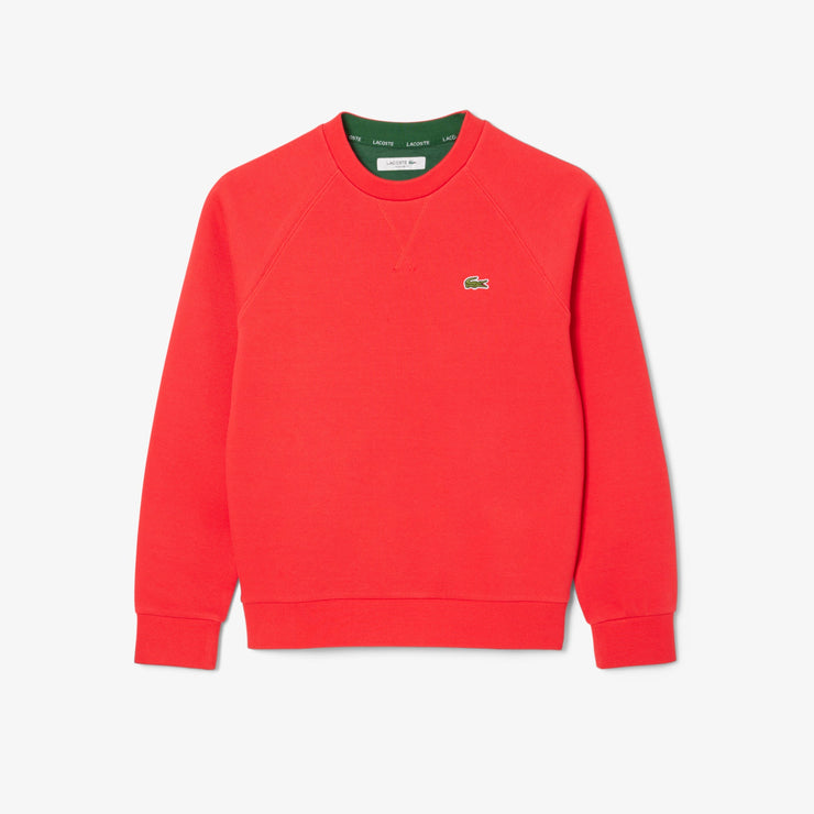 Crew Neck Piqué Sweatshirt