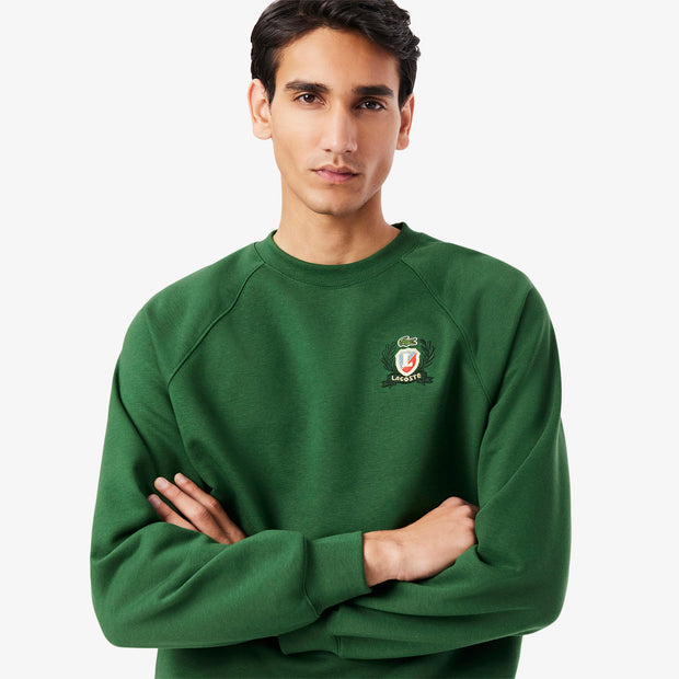 French Made Embroidered Shield Sweatshirt