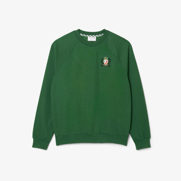 French Made Embroidered Shield Sweatshirt