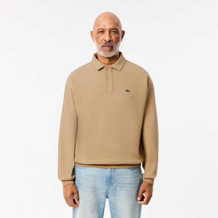 Loose Fit Piqué Sweatshirt