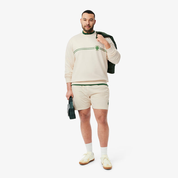 Tennis Print Fleece Sweatshirt