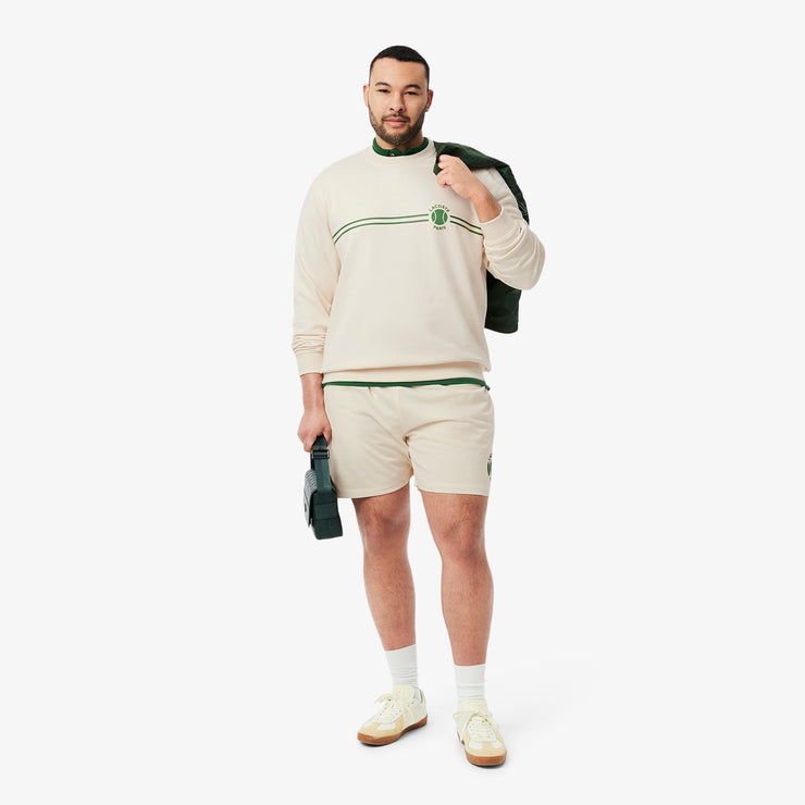 Tennis Print Fleece Sweatshirt