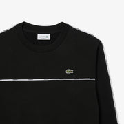 Logo Trim Fleece Sweatshirt