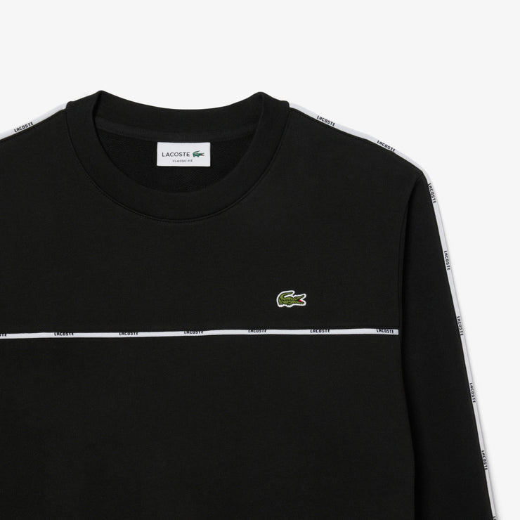 Logo Trim Fleece Sweatshirt