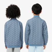 High Neck Zip-Up Paris Monogram Sweatshirt