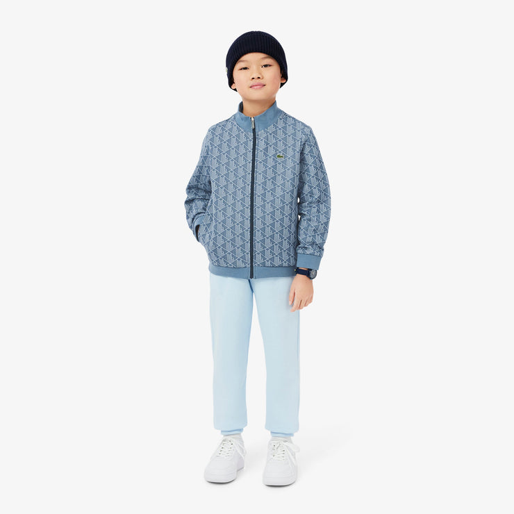 High Neck Zip-Up Paris Monogram Sweatshirt