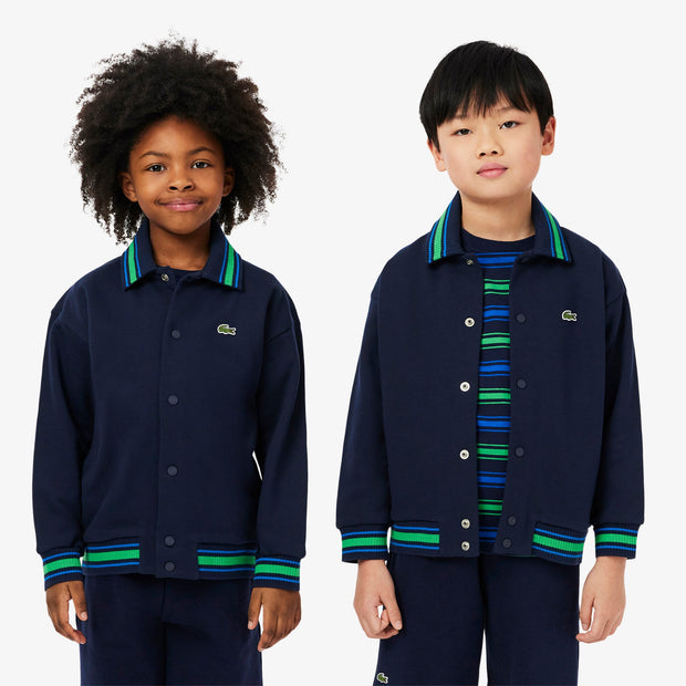 Button-Down Fleece Sweatshirt