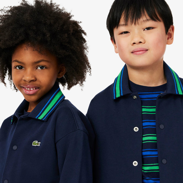 Button-Down Fleece Sweatshirt
