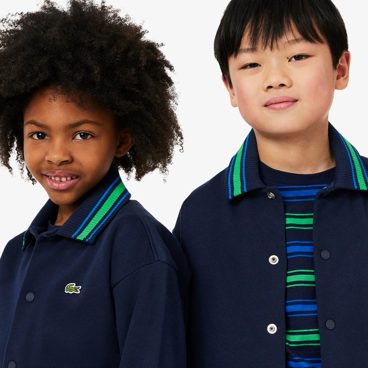 Button-Down Fleece Sweatshirt