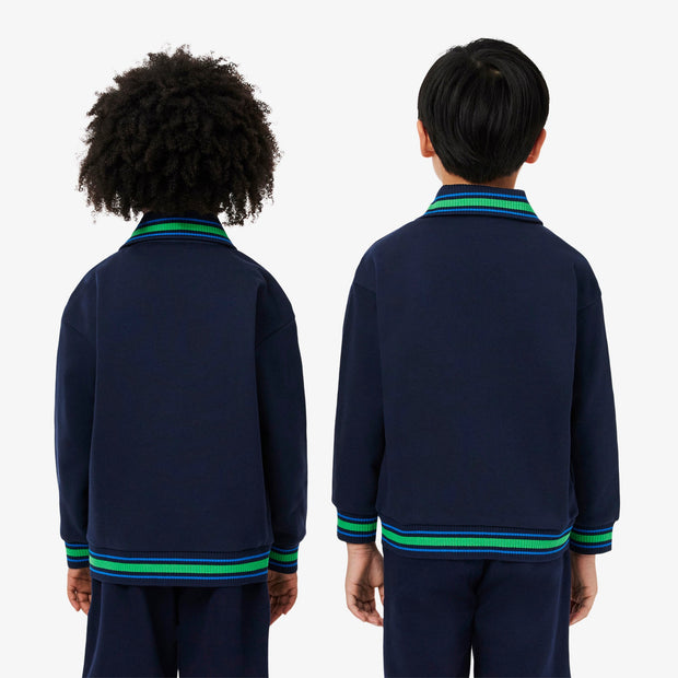 Button-Down Fleece Sweatshirt