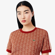 Slim Fit Monogram Jacquard T-shirt