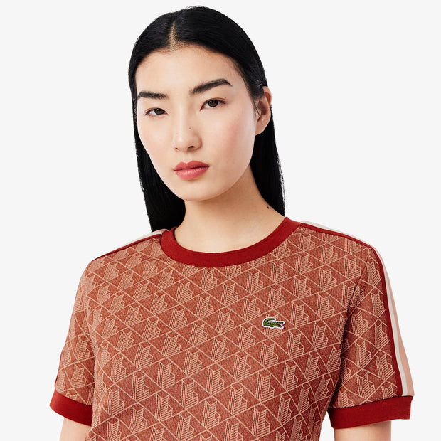 Slim Fit Monogram Jacquard T-shirt