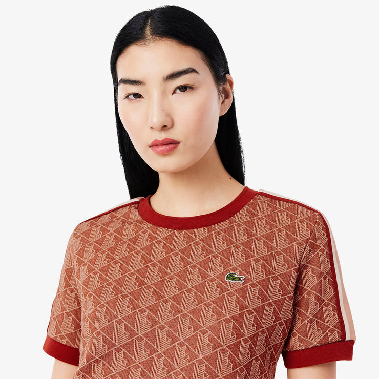 Slim Fit Monogram Jacquard T-shirt
