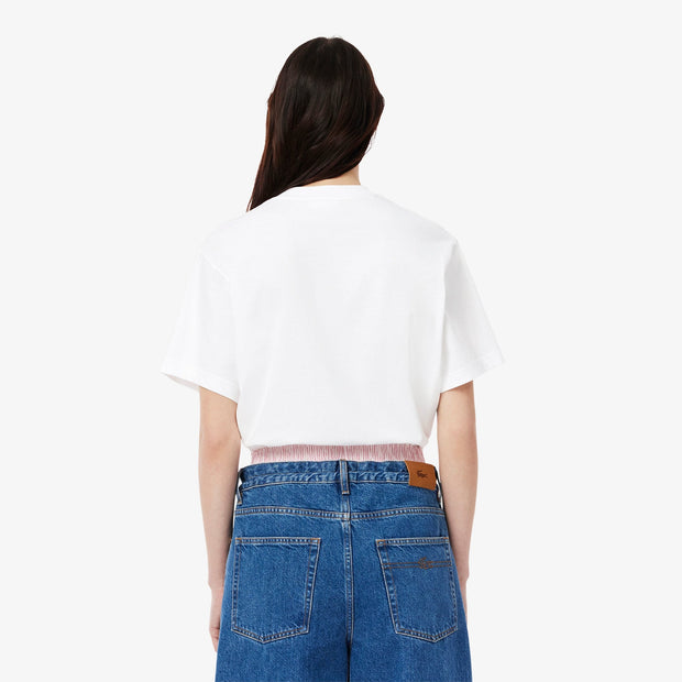 Oversized Draped Jersey T-shirt