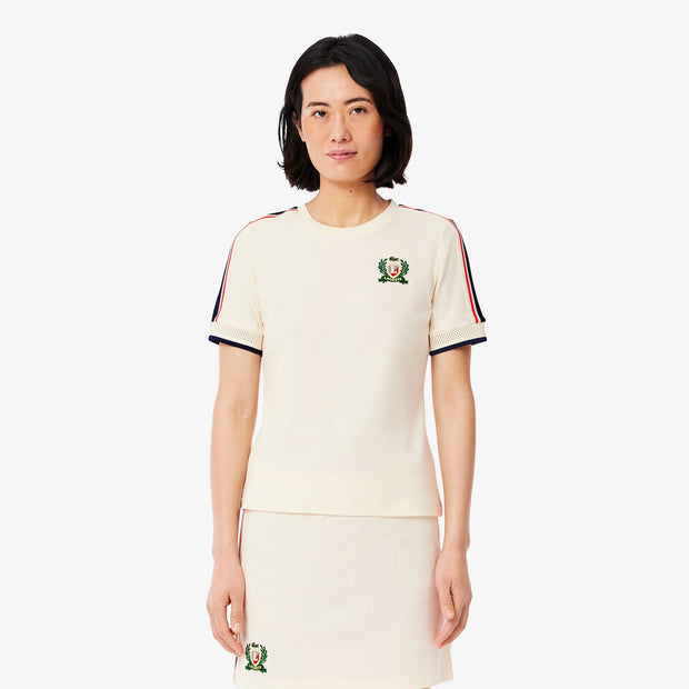 French Made Textured Piqué T-shirt