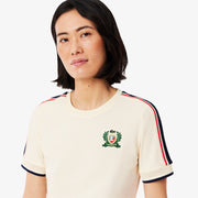French Made Textured Piqué T-shirt