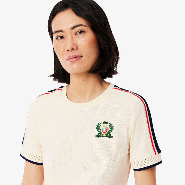 French Made Textured Piqué T-shirt