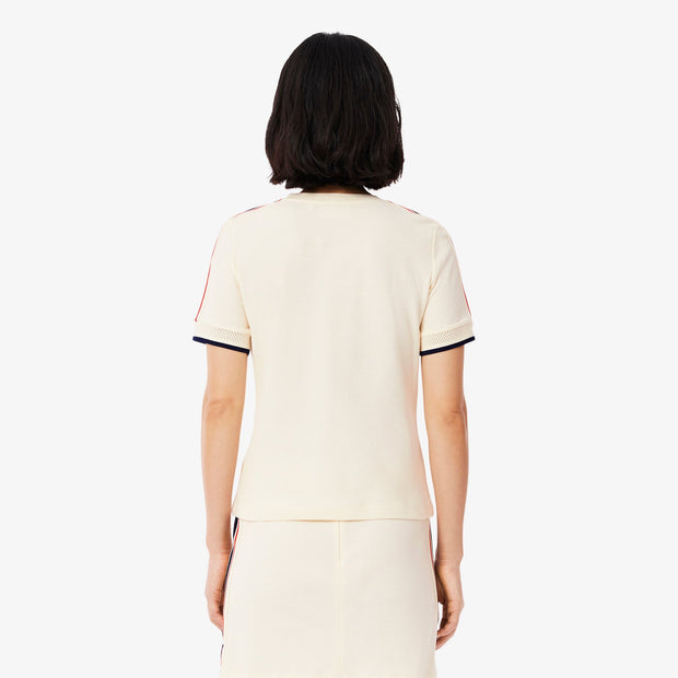 French Made Textured Piqué T-shirt