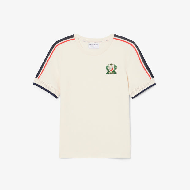 French Made Textured Piqué T-shirt