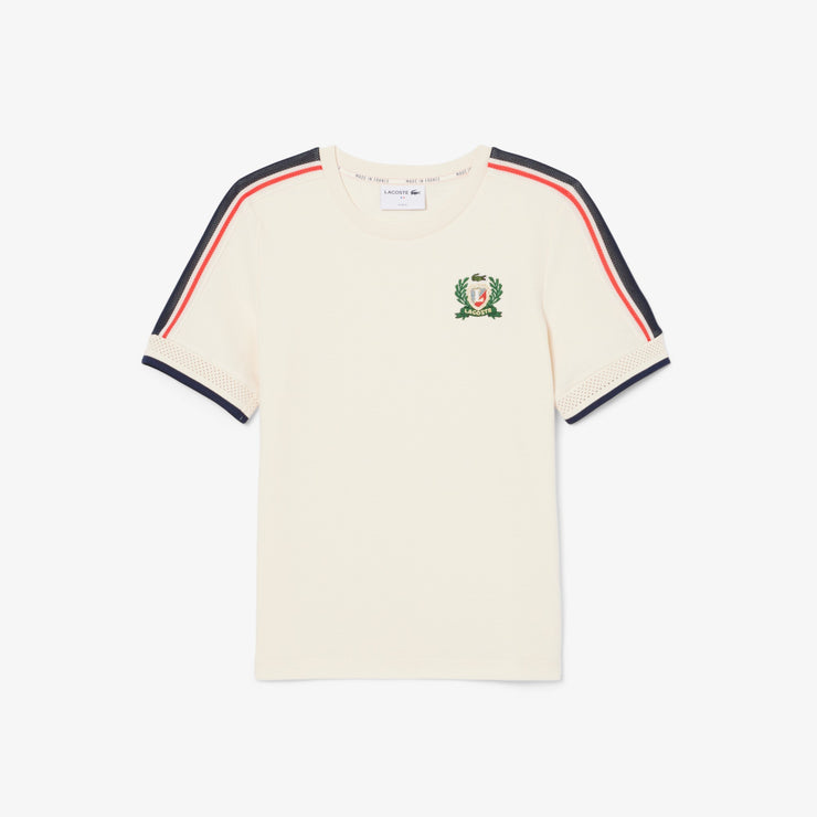 French Made Textured Piqué T-shirt