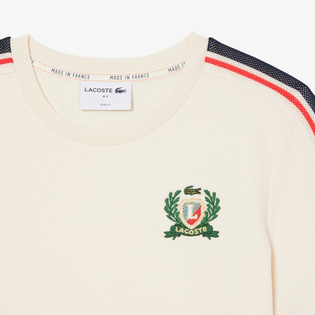 French Made Textured Piqué T-shirt
