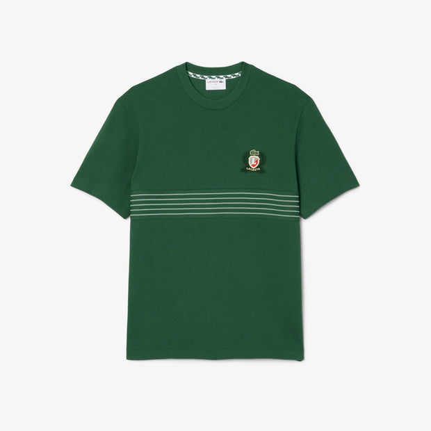 Embroidered Badge Piqué T-shirt