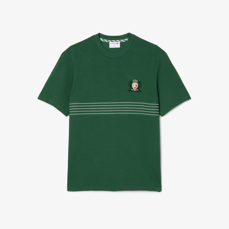 Embroidered Badge Piqué T-shirt