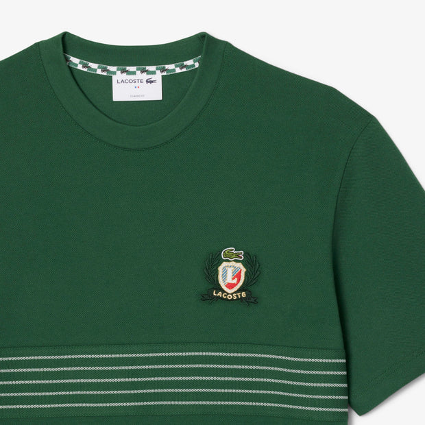 Embroidered Badge Piqué T-shirt