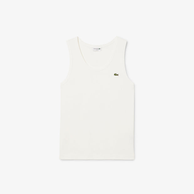 Slim Fit Ribbed Cotton Tank Top