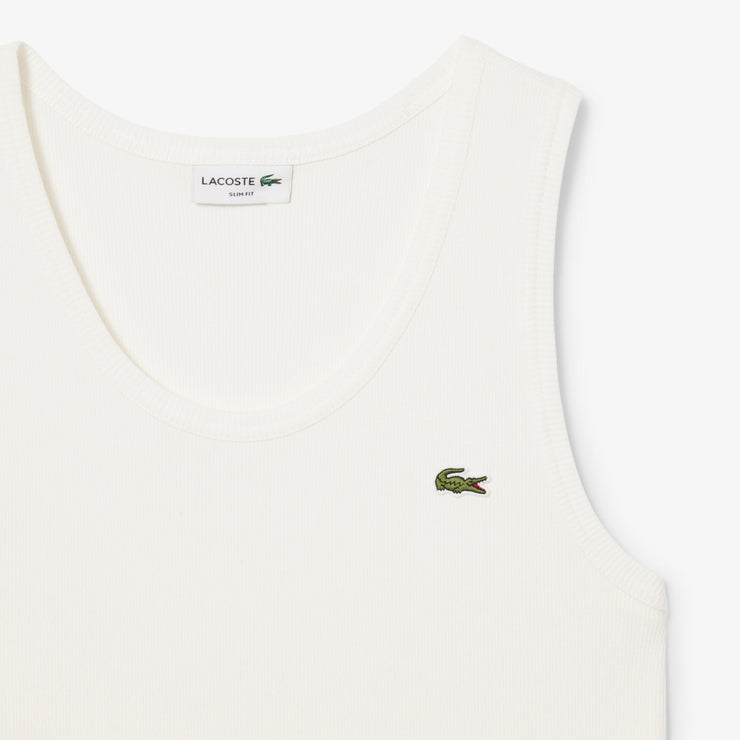 Slim Fit Ribbed Cotton Tank Top