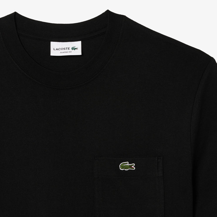 Cotton T-shirt with Breast Pocket