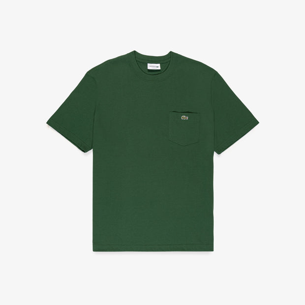 Cotton T-shirt with Breast Pocket