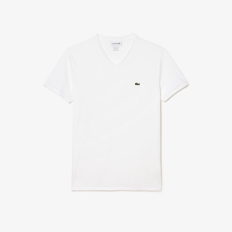Lightweight Cotton Pima V Neck T-shirt