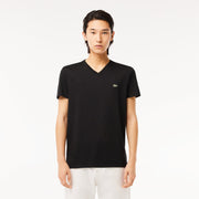 Lightweight Cotton Pima V Neck T-shirt