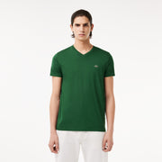 Lightweight Cotton Pima V Neck T-shirt