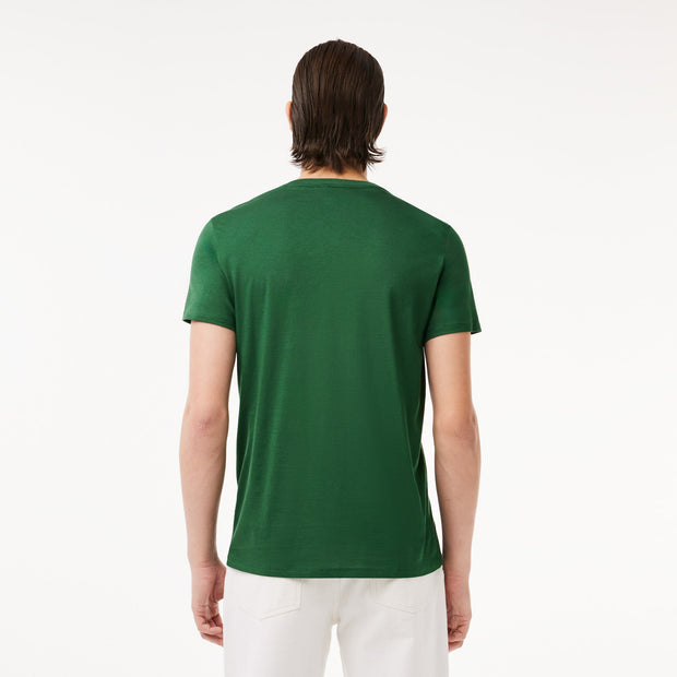 Lightweight Cotton Pima V Neck T-shirt