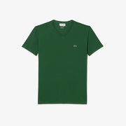 Lightweight Cotton Pima V Neck T-shirt