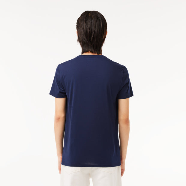 Lightweight Cotton Pima V Neck T-shirt